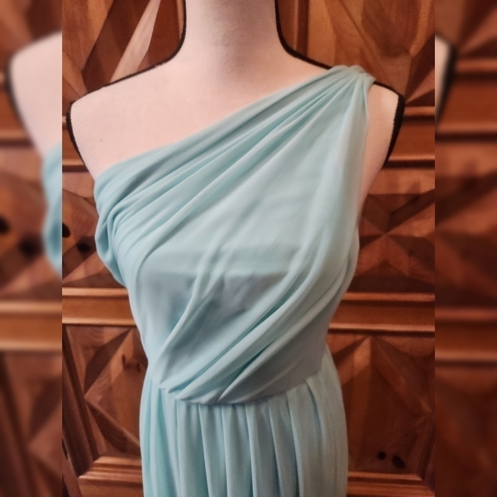 Alfred Sung One Shoulder Dress Sz 10 - Picture 3 of 8